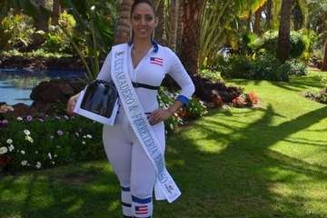 Yanira López, Primera Dama del Carnaval de Maspalomas 2109, también es de Telde (Foto Antonio Alí/Francisco Javier Santana y TA)